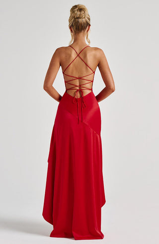 Samira Maxi Dress - Red